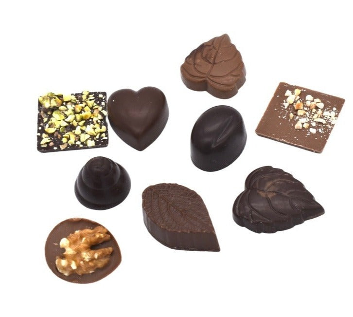 Coffret de fins chocolat belges sans sucre pour diabétiques B 145g